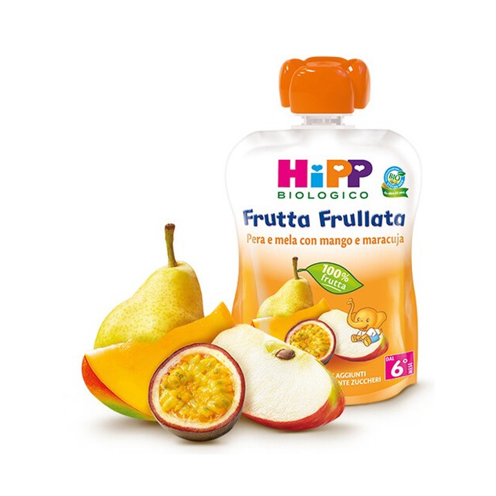 HIPP BIO FRUT FRU PER/ME/MA90G