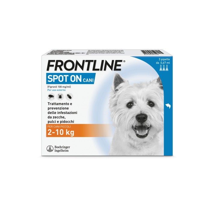 FRONTLINE*3PIP 2-10KG CANI