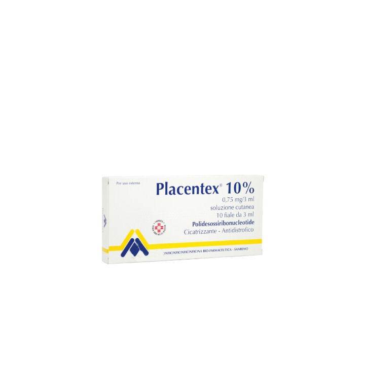PLACENTEX*SOL CUT 10F 0,75MG