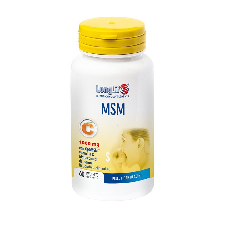 LONGLIFE MSM 1000MG 60TAV