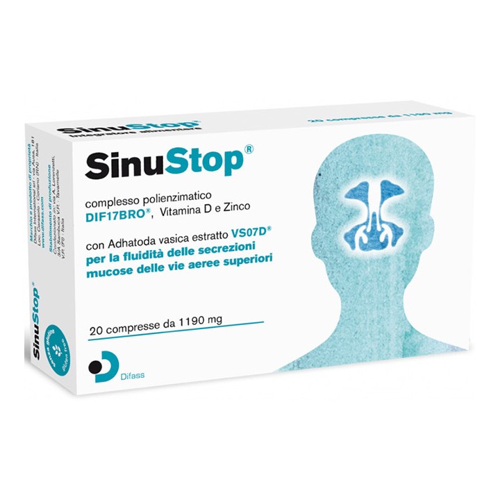 SINUSTOP 20CPR 1190 MG