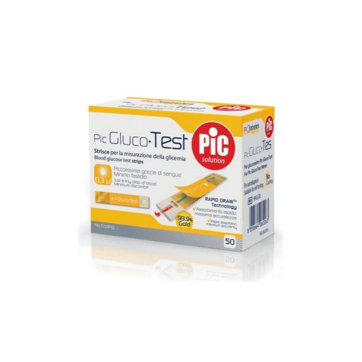 PIC STRISCE GLUCOTEST 50PZ