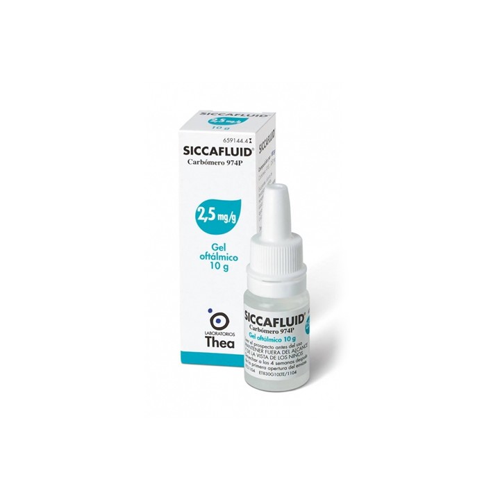 SICCAFLUID*GEL OFT 10G 2,5MG/G