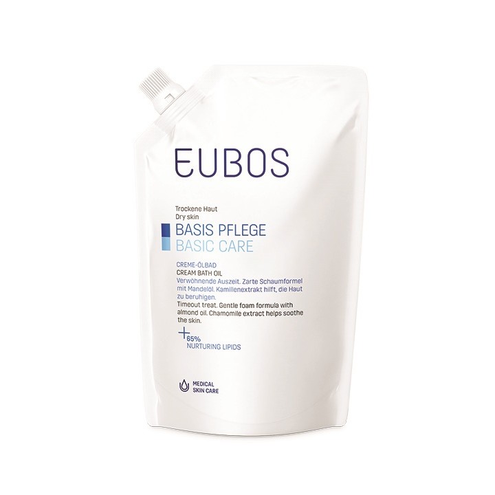 EUBOS OLIO BAGNO RICARICA400ML