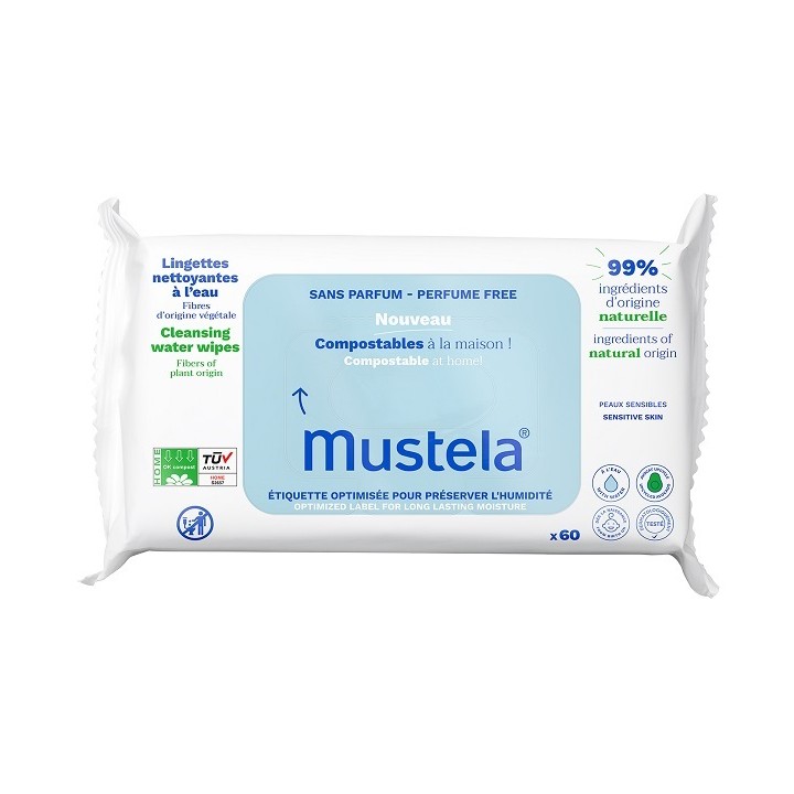 MUSTELA SALVIETTE ACQUA S/PROF