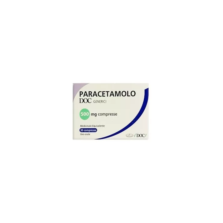 PARACETAMOLO DOC*30CPR 500MG