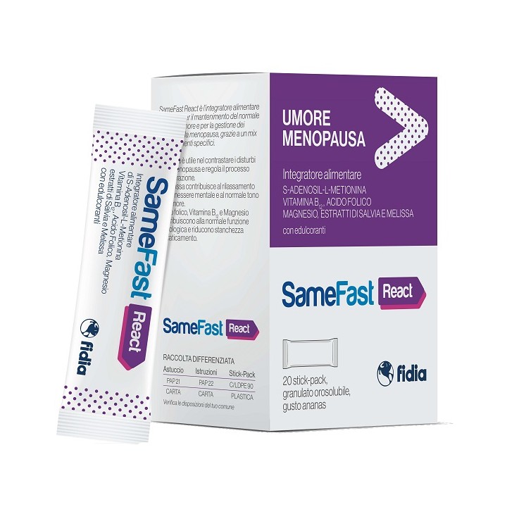 SAMEFAST REACT 20STICK PACK