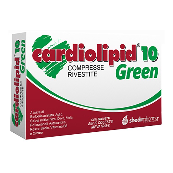 CARDIOLIPID 10 GREEN 30CPR RIV