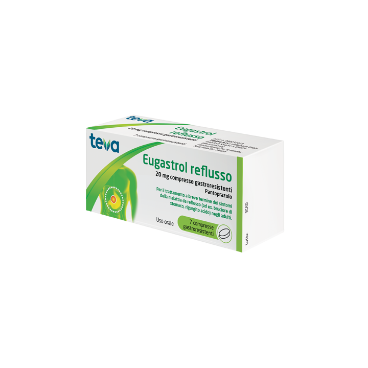 EUGASTROL REFLUSSO*7CPR 20MG