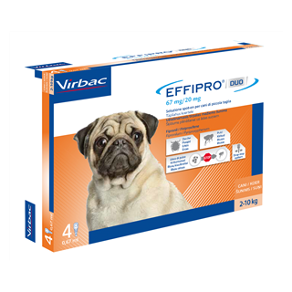 EFFIPRO DUO*4PIP 2-10KG CANI