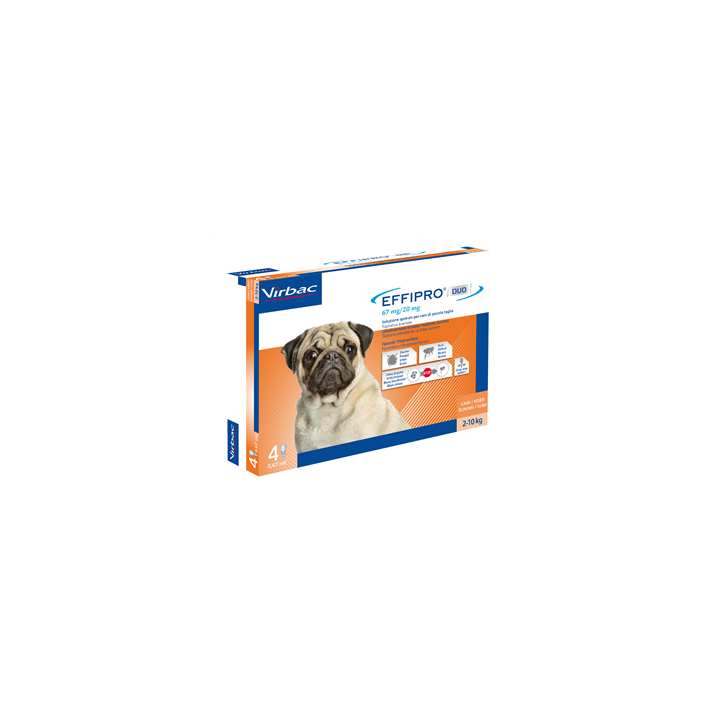EFFIPRO DUO*4PIP 2-10KG CANI