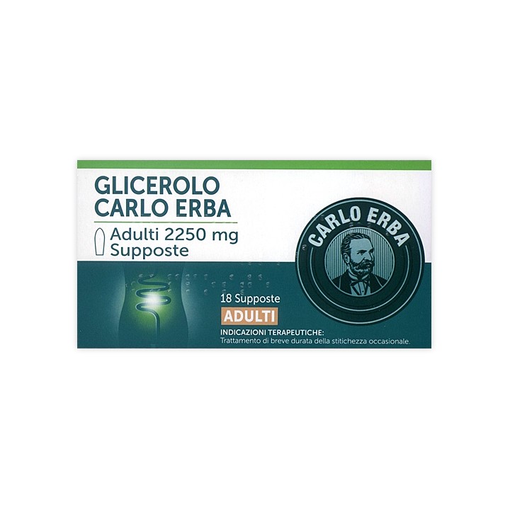 GLICEROLO*AD 18SUPP 2250MG
