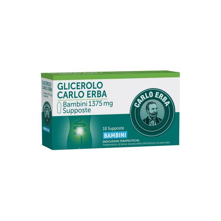 GLICEROLO*BB 18SUPP 1375MG