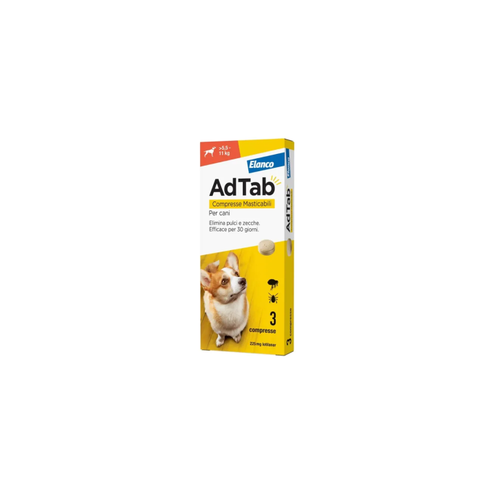 ADTAB*3CPR 225MG CANI 5,5-11KG