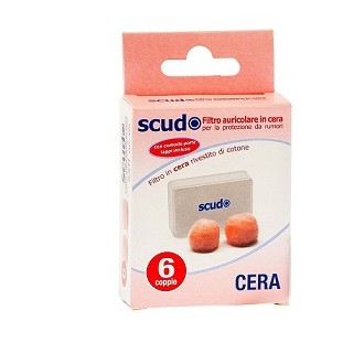 EARPLUG SCUDO CERA 6COPPIE 12P