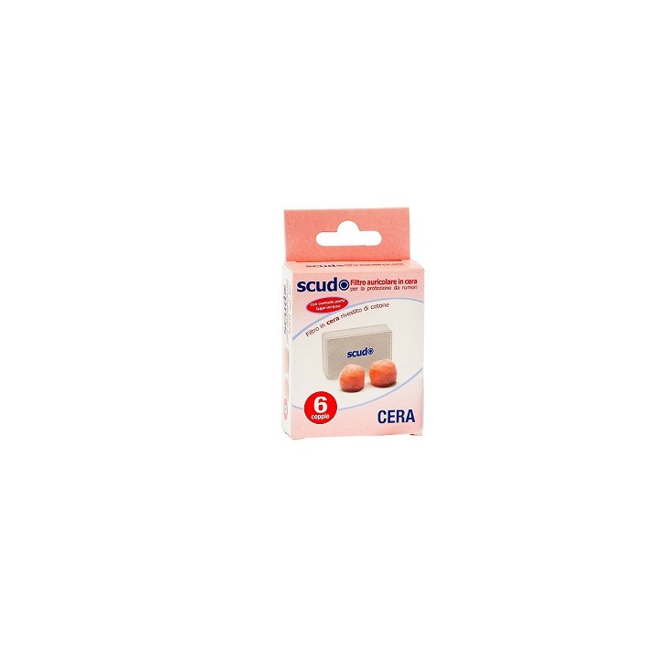 EARPLUG SCUDO CERA 6COPPIE 12P
