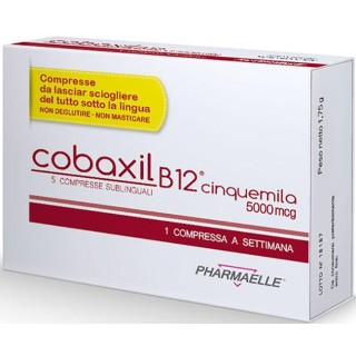 COBAXIL B12 5000MCG 5CPR SUBL