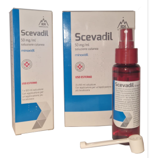 SCEVADIL*5% SOLUZ CUTANEA 1FL