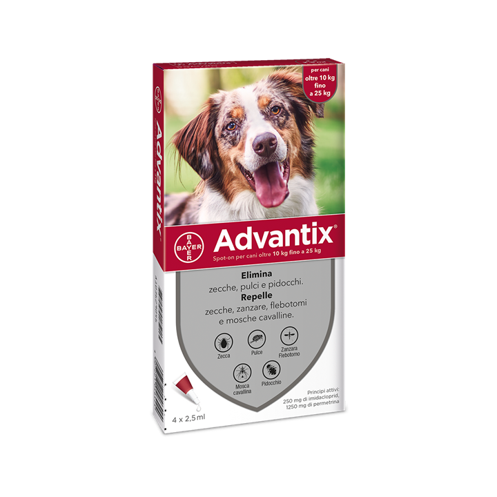 ADVANTIX SPOT ON*4PIP 10-25KG
