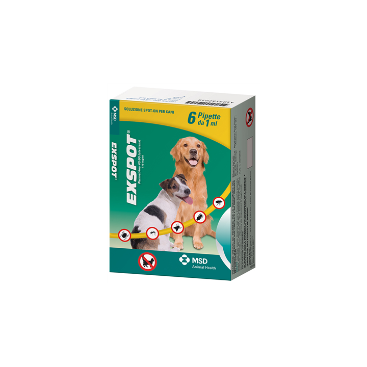 EXSPOT*6PIP 1ML 715MG/ML CANI
