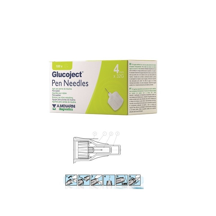 GLUCOJECT AGO PENNA 4MM G32