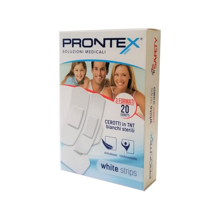 CER PRONTEX WHITE STRIPS 20PZ
