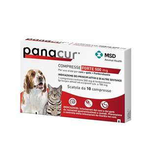 PANACUR*FORTE 10CPR 500MG