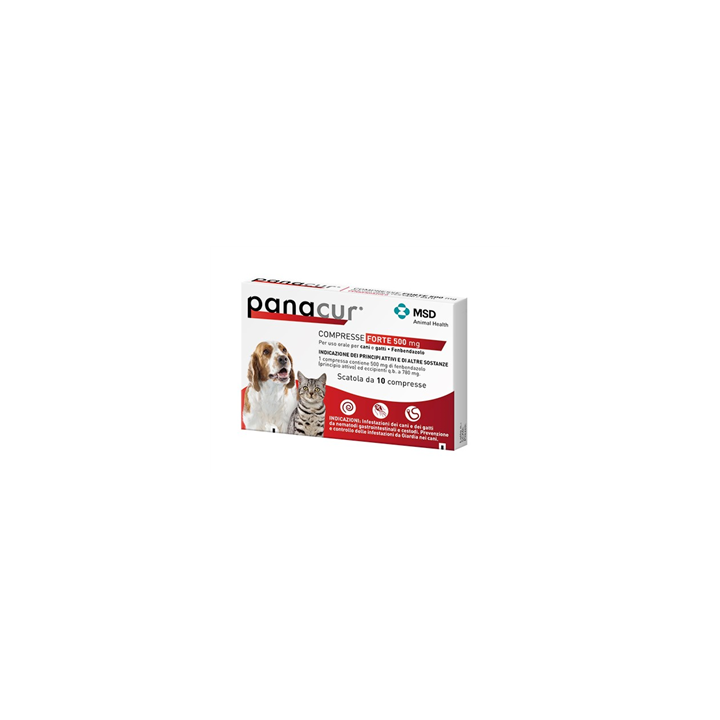 PANACUR*FORTE 10CPR 500MG