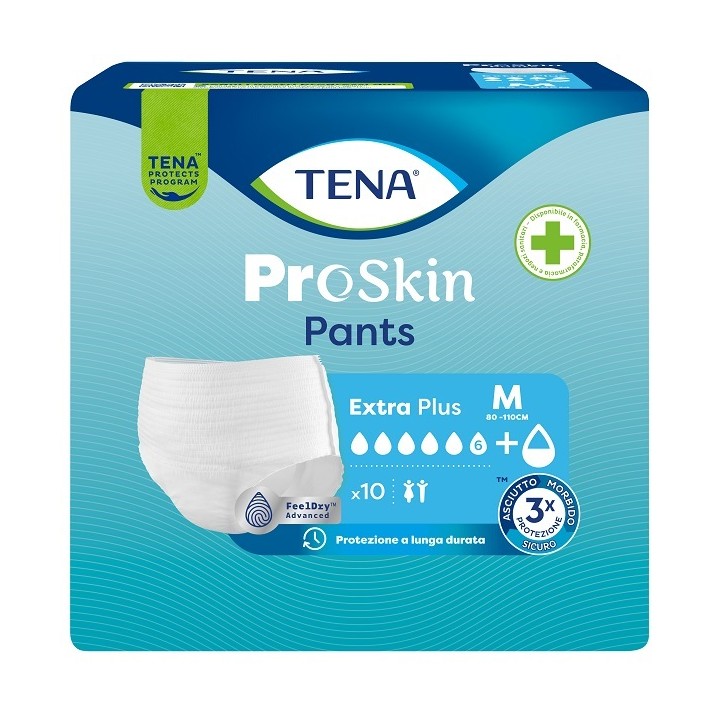 TENA PANTS EXTRA PLUS M 10PZ