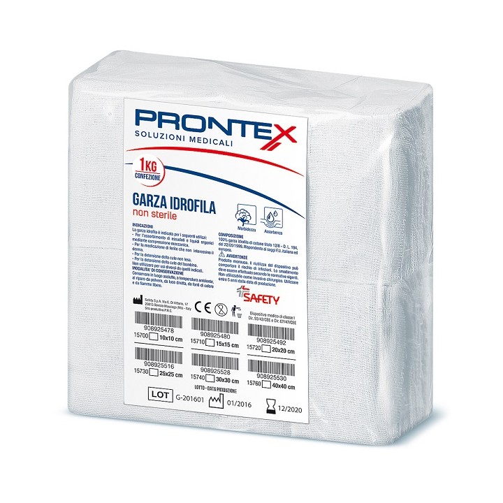 GARZA PRONTEX 15X15CM 1KG