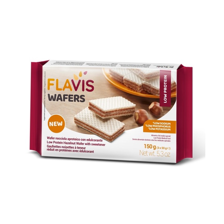 FLAVIS WAFERS NOCCIOLA 3X50G