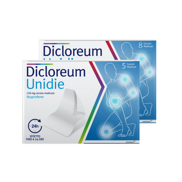 DICLOREUM UNIDIE*8CER 136MG24H