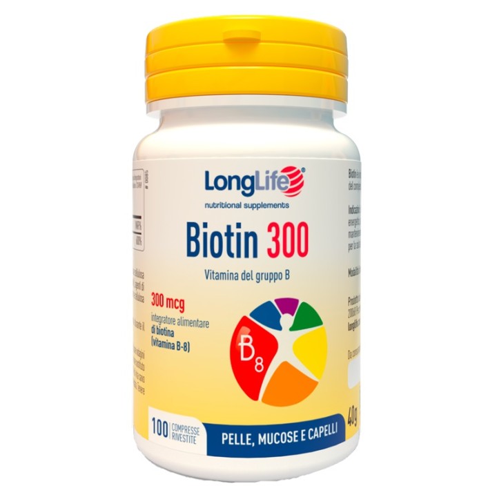 LONGLIFE BIOTIN 300 100CPR RIV
