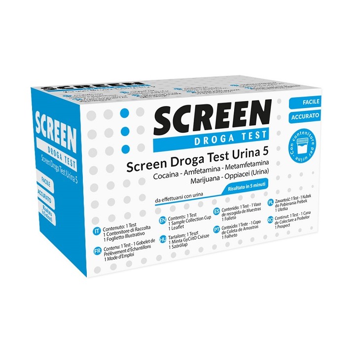 SCREEN DROGA TEST URINA 5DROGH