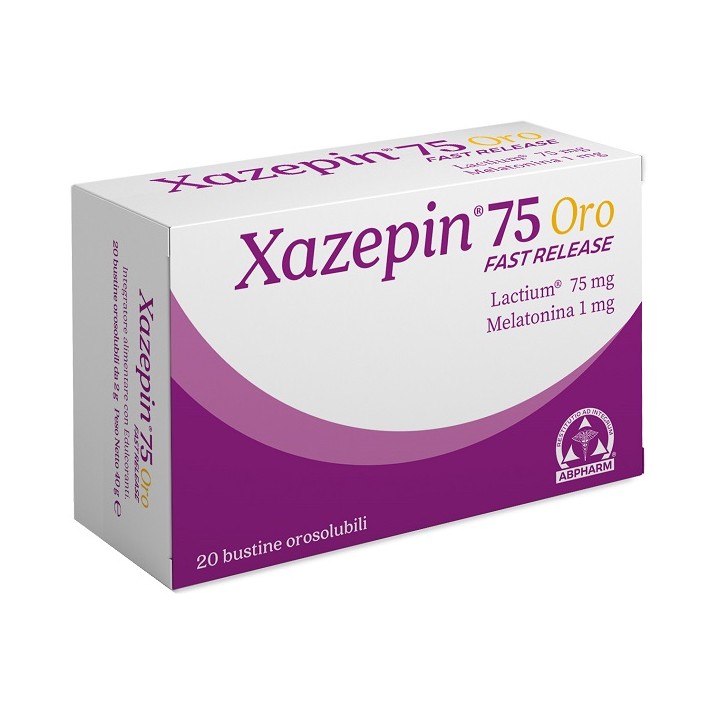 XAZEPIN 75 ORO FAST REL 20BUST