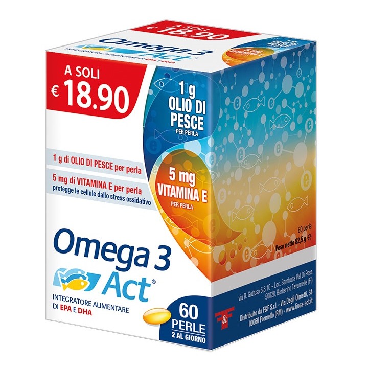 OMEGA 3 ACT 1G 60PRL