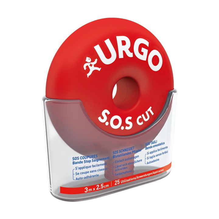 BENDA URGO SOS CUT 3X2,5CM