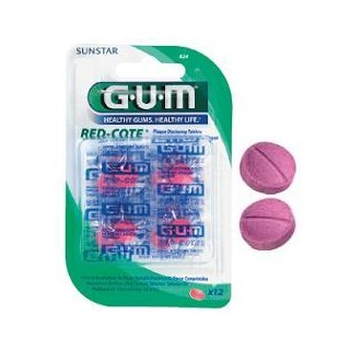 GUM RED-COTE RIV PLACCA 12PAST