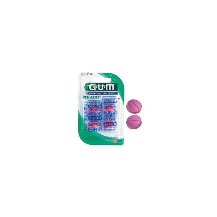 GUM RED-COTE RIV PLACCA 12PAST