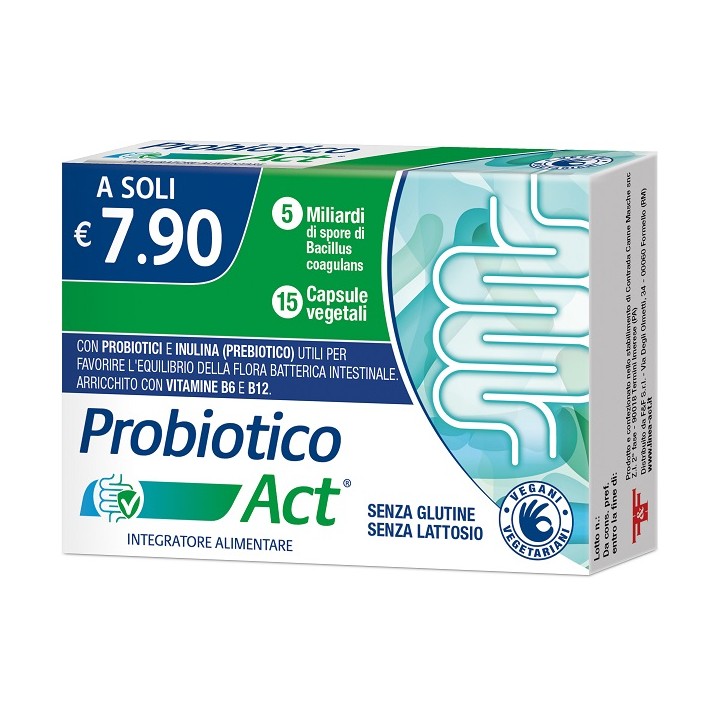 PROBIOTICO ACT 15CPS VEGETALI