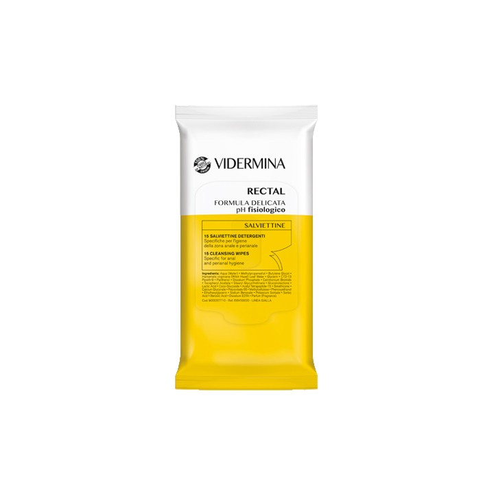VIDERMINA RECTAL SALVIETTE15PZ