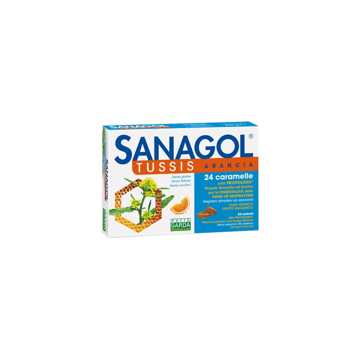 SANAGOL TUSSIS ARANCIA 24CAR