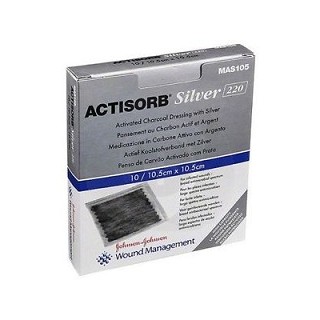 ACTISORB SILV 220 10,5X10,5 3P