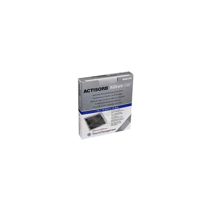 ACTISORB SILV 220 10,5X10,5 3P
