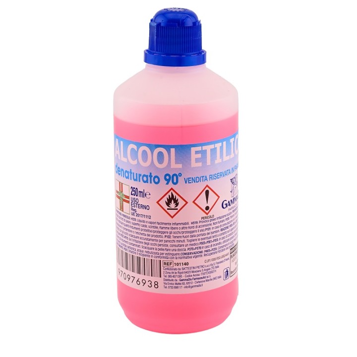 ALCOOL ETILICO DENAT 90 250ML