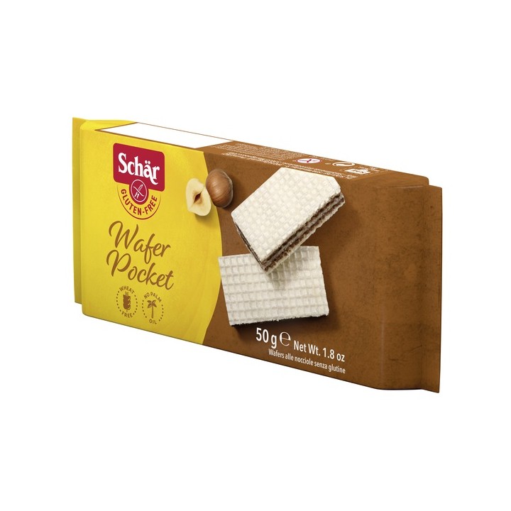 SCHAR WAFER POCKET NOCCIOLA50G