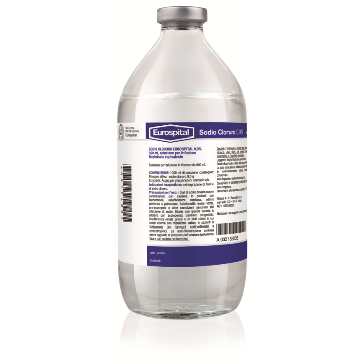 SODIO CLORURO EUROS*0,9% 500ML
