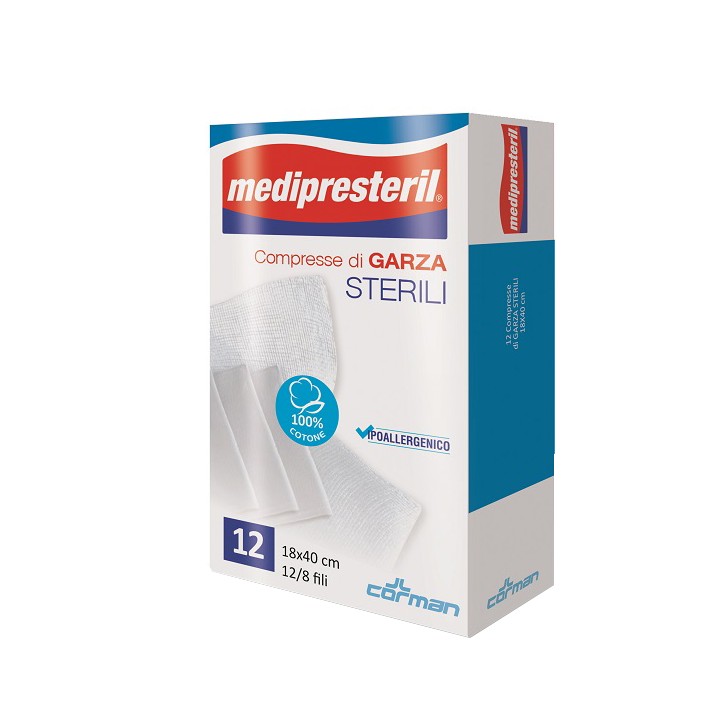 GARZA MEDIPRESTERIL 12/8 18X40