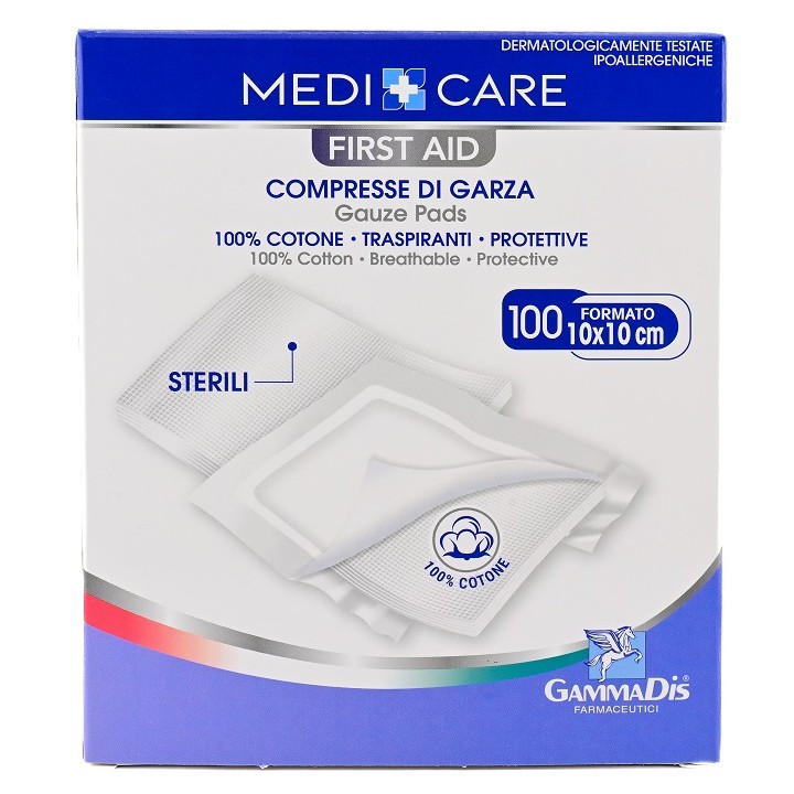 MEDICARE GARZA COT 10X10 100PZ