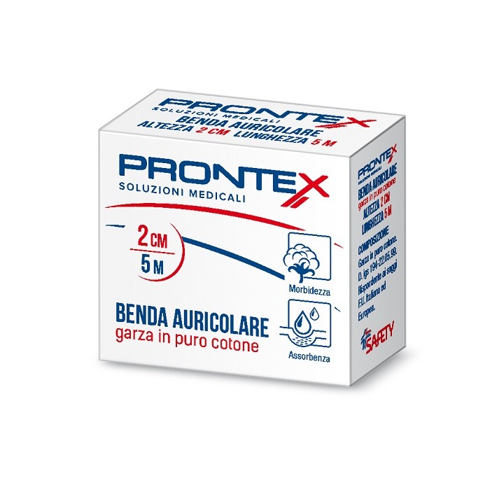 BENDA PRONTEX AURICOLARE 2X5CM